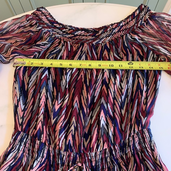 NWOT Ella Moss Ansel Print Silk Midi Dress Sz S - Picture 8 of 8